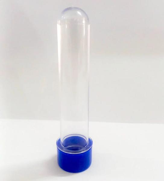 TUBETE 13CM AZUL ESCURO 10UN QUALYPLAST