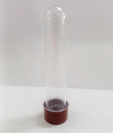 TUBETE 13CM MARROM 10UN QUALYPLAST