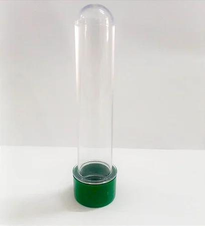 TUBETE 13CM VERDE ESCURO 10UN QUALYPLAST