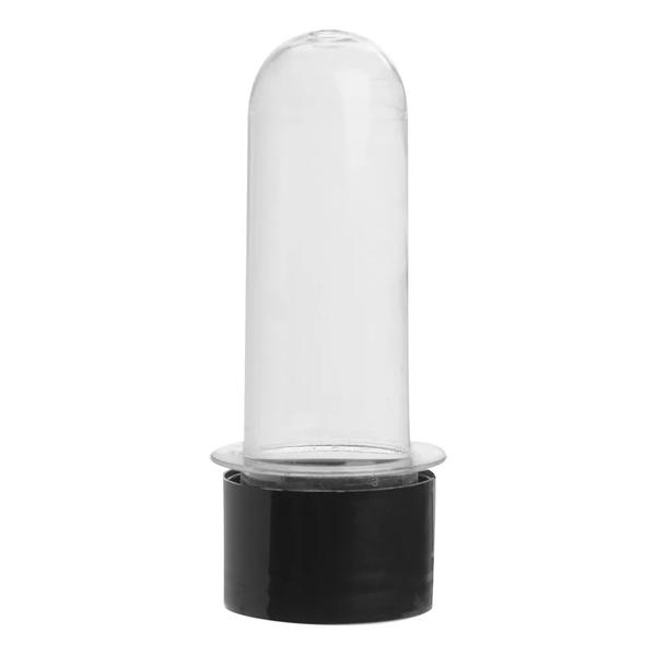 TUBETE 8CM PRETO 10UN QUALYPLAST