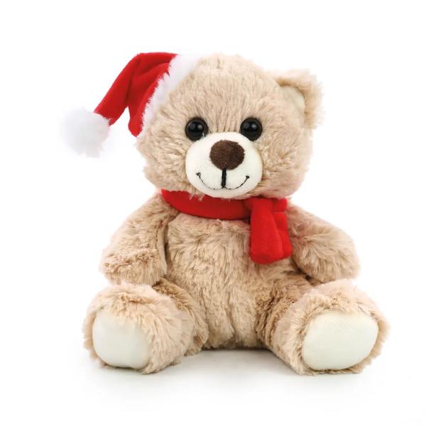 URSO C/CACHECOL E GORRO VRM/BEG/BCO UN CROMUS