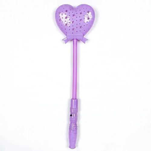 VARINHA LED CORACAO LILAS 33CM UN PONTO DAS FESTAS