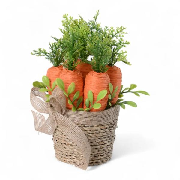 VASO DECORATIVO C/ CENOURAS VRD/LJA 18CMX12CM UN CROMUS