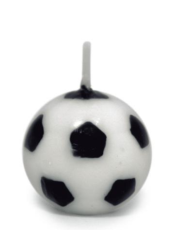 VELA BOLA DE FUTEBOL 6UN SILVER