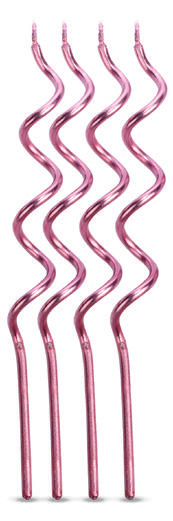 VELA ESPIRAL ROSE 4UN SILVER