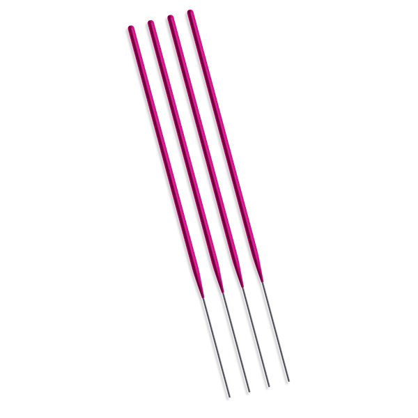 VELA ESTRELA DE PINK 13,5CM 4UN REGINA