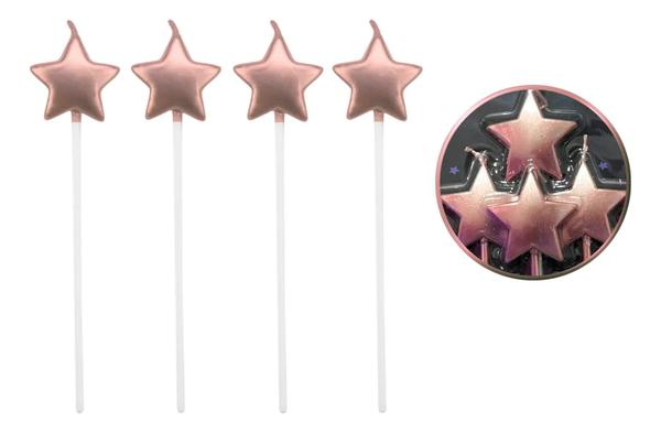 VELA ESTRELA ROSE 4UN SILVER
