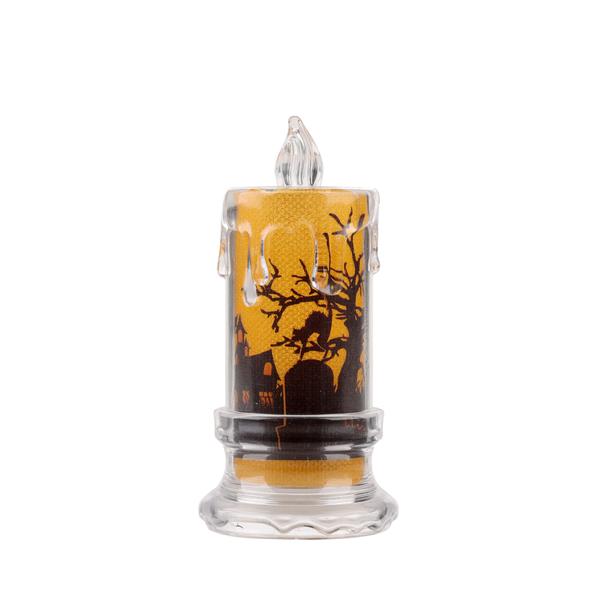 VELA LED NOITE HALLOWEEN MOD.H337 UN SILVER