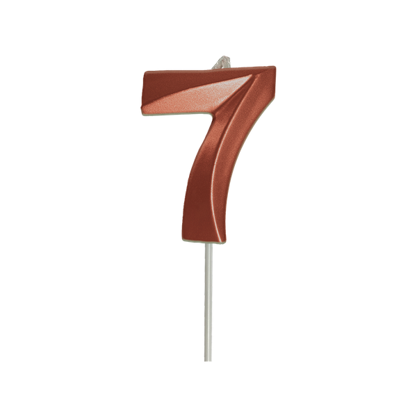 VELA MINI SLIM METALLIC COBRE Nº7 UN FESTCOLOR