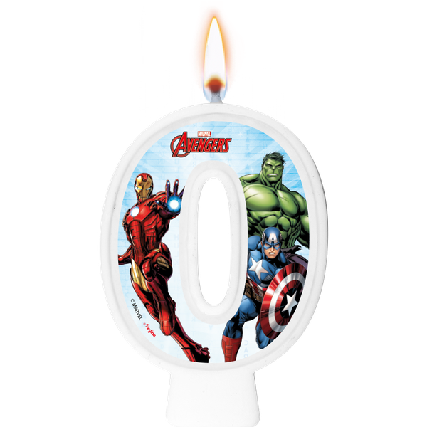 VELA NUMERAL Nº0 VINGADORES UN REGINA