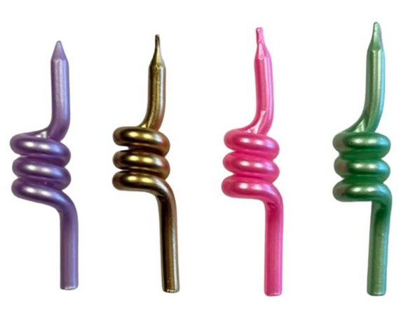 VELA PALITO TUBO CANDY COLORS 04UN REGINA
