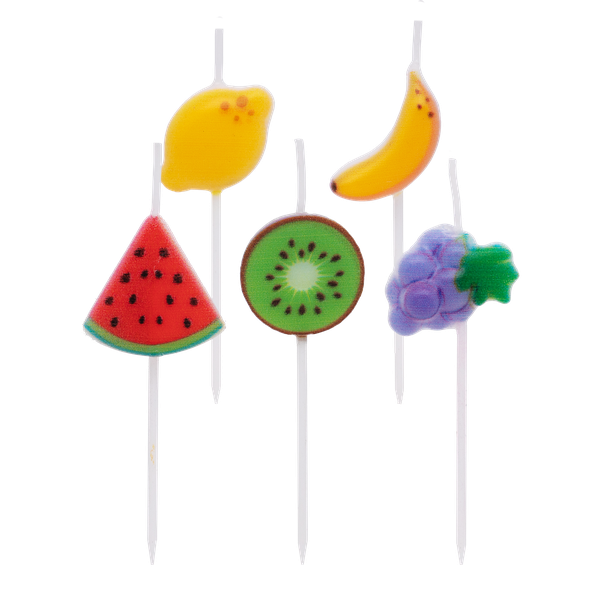 VELA PICK FRUTAS SORTIDA 05UN SILVER
