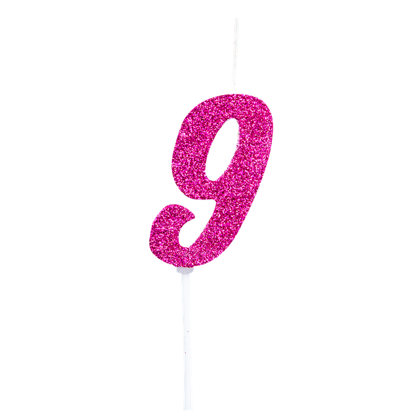 VELA PICK GLITTER Nº9 PINK UN REGINA