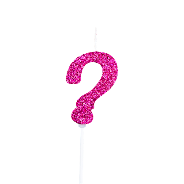 VELA PICK GLITTER Nº? PINK UN REGINA