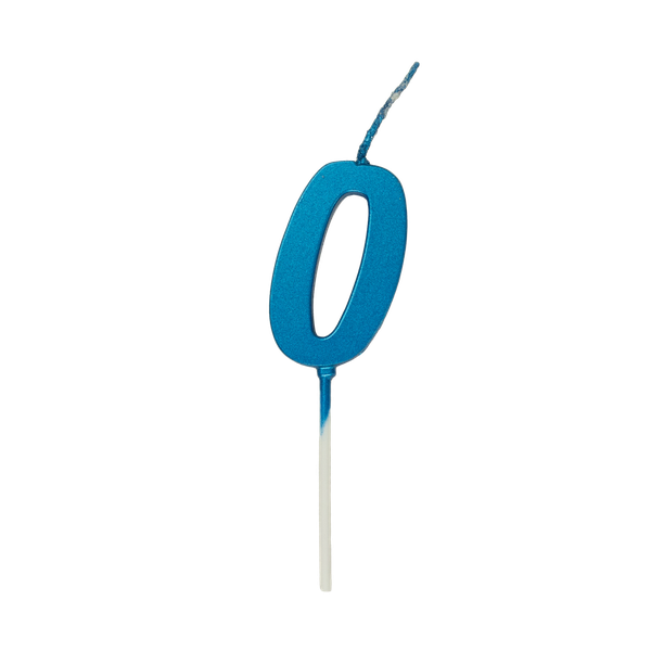 VELA PICK METALIZADA Nº0 AZUL UN REGINA
