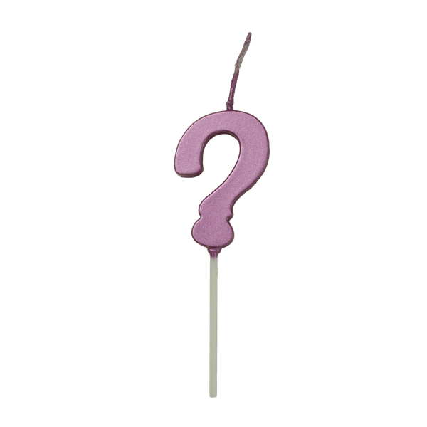 VELA PICK METALIZADA ? PINK UN REGINA