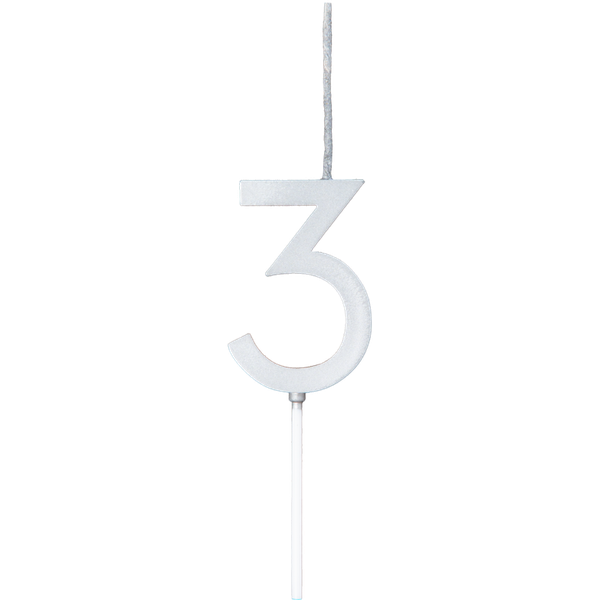 VELA PICK QUADRA Nº3 PRATA UN REGINA