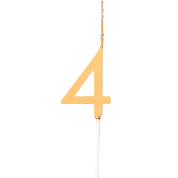 VELA PICK QUADRA Nº4 OURO UN REGINA