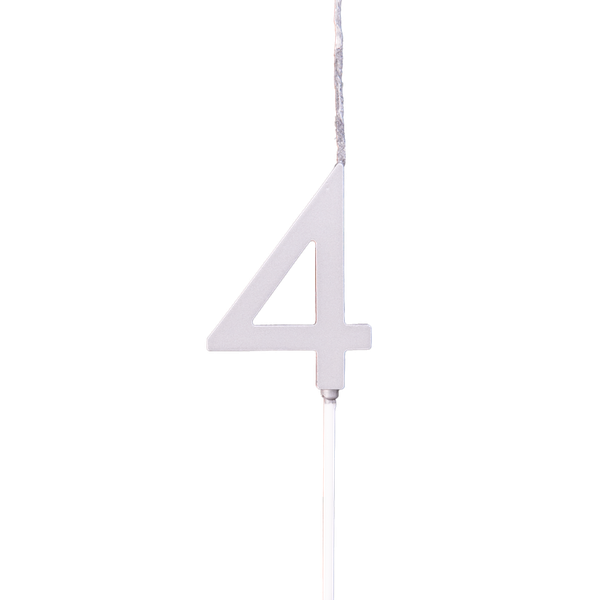 VELA PICK QUADRA Nº4 PRATA UN REGINA