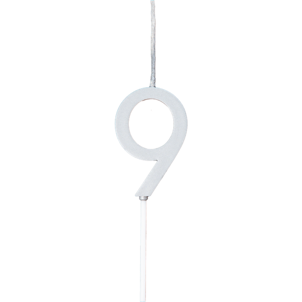 VELA PICK QUADRA Nº9 PRATA UN REGINA