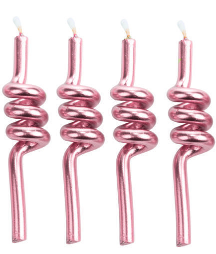 VELA TUBO ROSE 4UN SILVER