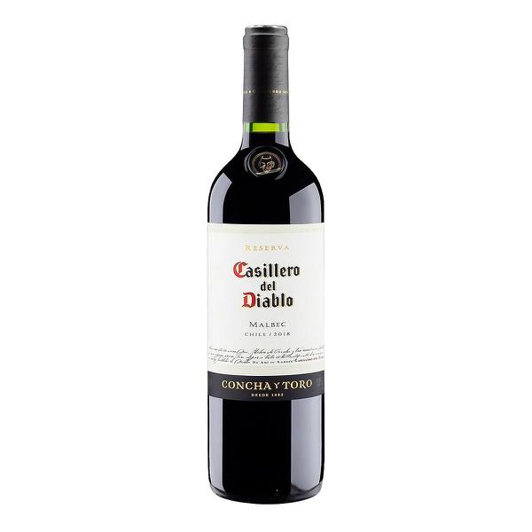 VINHO CHILENO CASILLERO DEL DIABLO 750ML MALBEC