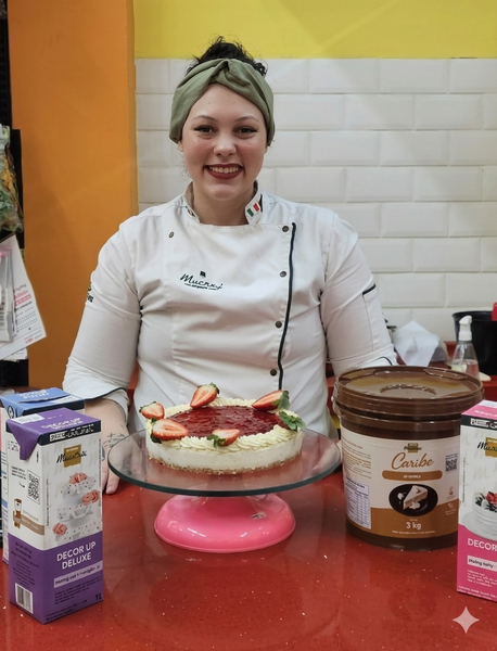 CheeseCake de Leitinho com Morango