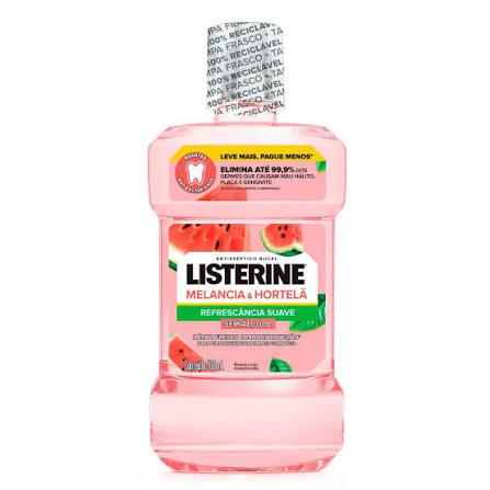 ANTISSEP BUCAL LISTERINE MELANCIA/HORT 500ML