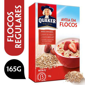 AVEIA QUAKER FLOCOS REGULAR  165G