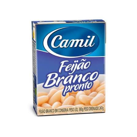 FEIJAO BRANCO CAMIL PRONTO 380G