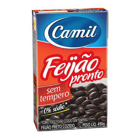 FEIJAO PRETO CAMIL PRONTO 490G