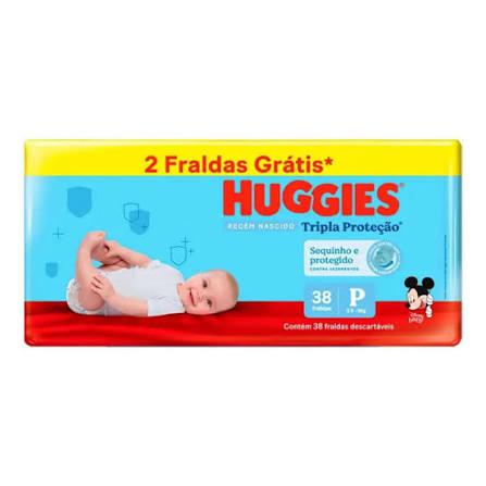 FRALDA DESC HUGGIES RN P 38UN GTS2UN