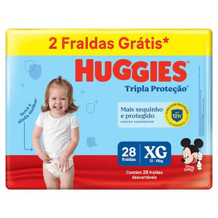 FRALDA DESC HUGGIES XG 28UN GTS2UN