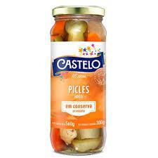 PICLES CASTELO 180G