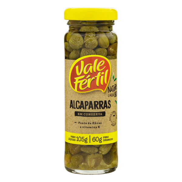Alcaparras 105g Em Conserva Vale Fertil