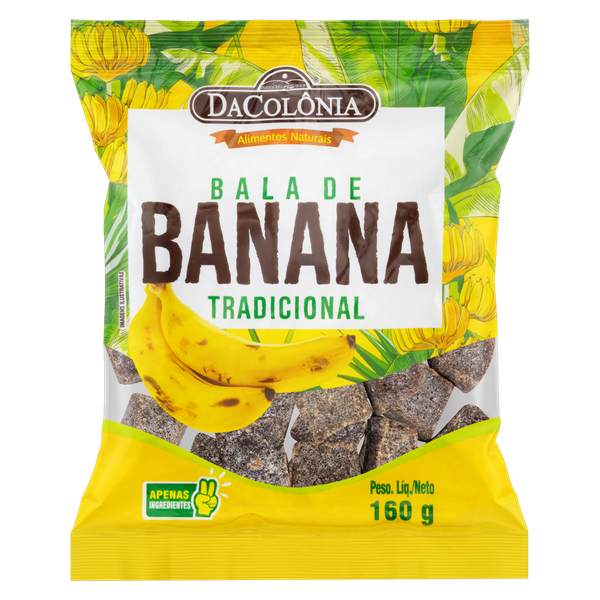 Bala De Banana 160g  Dacolonia
