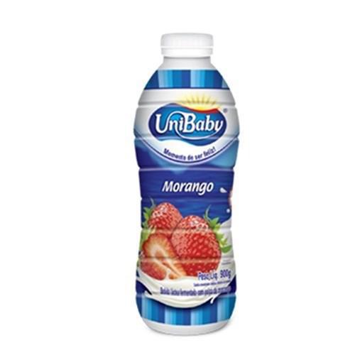 Bebida Lactea Pacote 850g Morango Unibaby