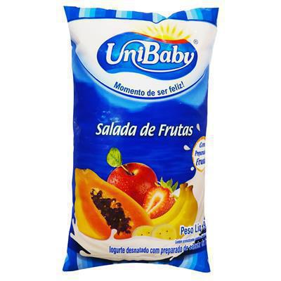 Bebida Lactea Pacote 850g Salada De Frutas Unibaby