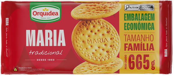 Biscoito 665g Maria Orquidea