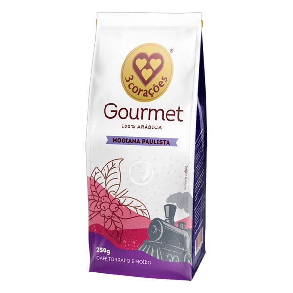 Café Gourmet  250g Torrado e Moido Mogiana Paulista 3 Corações