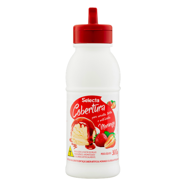 Cobertura Sorvete 300g Morango Selecta
