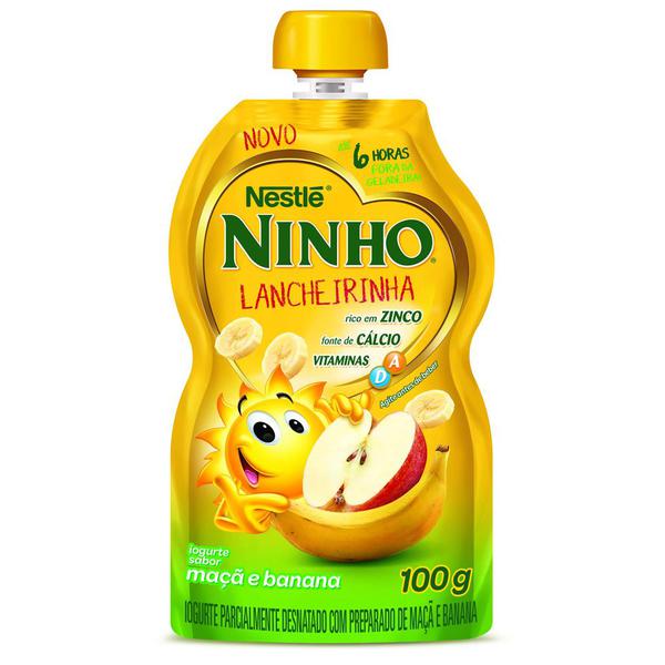 Iogurte Lancheirinha 100g Maça/Banana Ninho