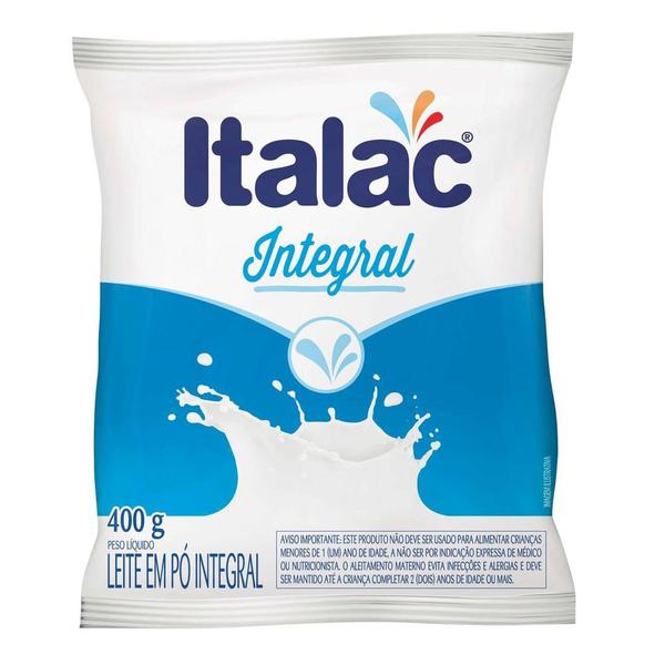 Leite Em Po 400g Integral Italac