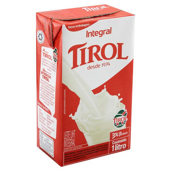 Leite Longa Vida 1l Integral Tirol