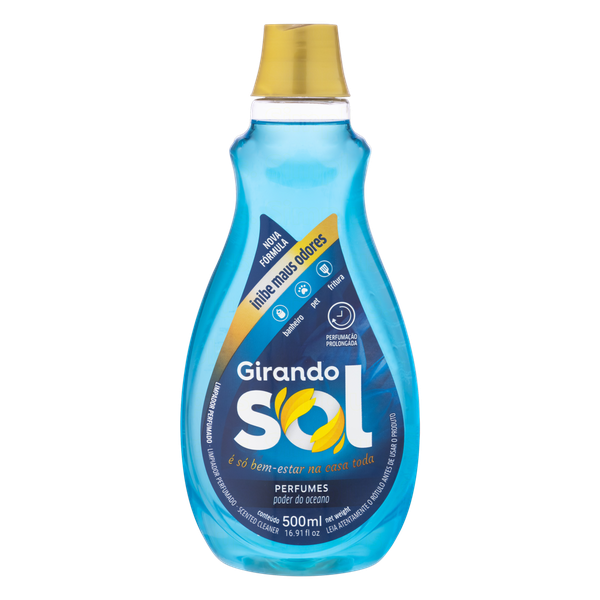 Limpador Perfumado 500ml Poder Do Oceano Girando Sol