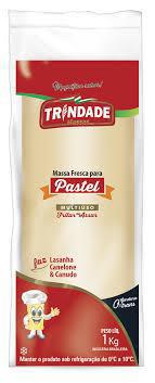 Massa De Pastel 1kg Rolo Trindade