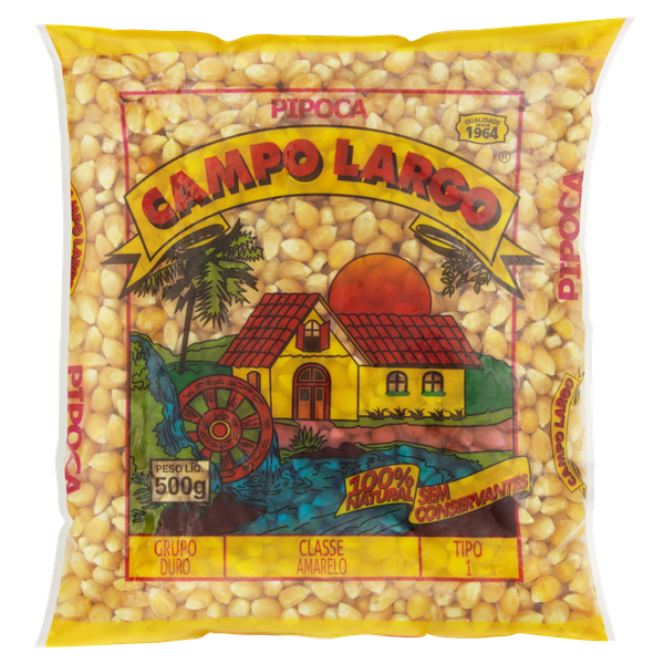 Milho De Pipoca 500g  Campo Largo