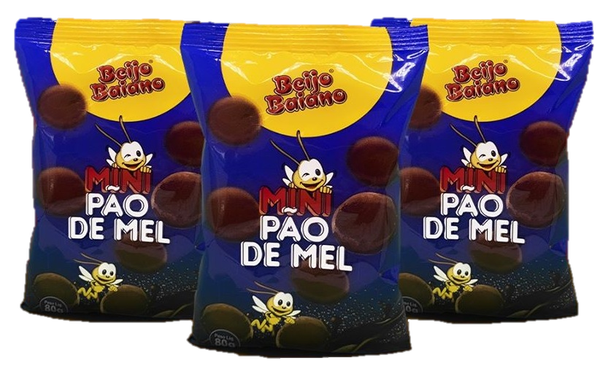 Pao De Mel 80g Mini Beijo Baiano