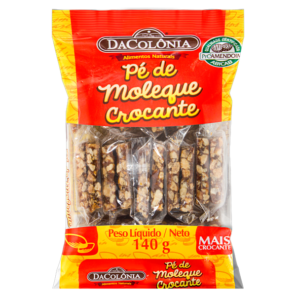 Pe De Moleque 140g Crocante Dacolonia