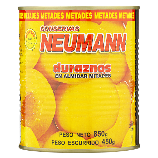 Pessego Em Calda 450g Metades Neumann